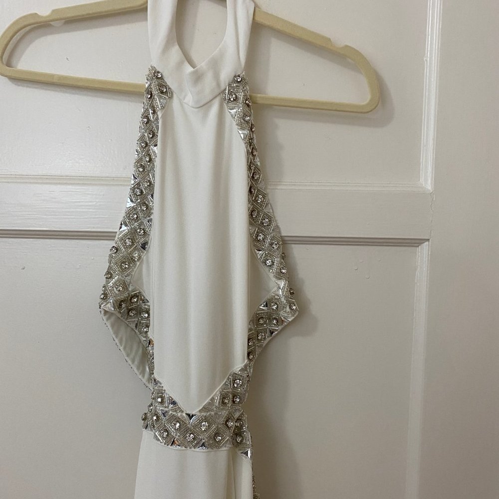 NWT NBD X Revolve Nicolina Gown In White - Picture 10 of 11